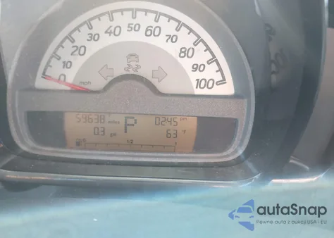 2014 Smart Fortwo Pure z USA, uszkodzony, nr VIN WMEEJ3BA3EK747910